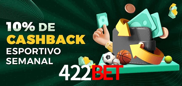 10% de bônus de cashback na 422bet